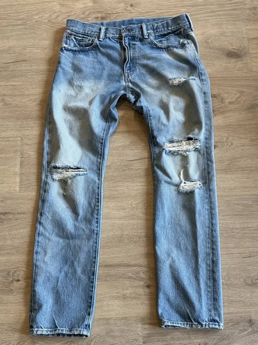 Denim & Supply Ralph Lauren Distressed Prospect Slim Fit Jeans Men’s Size 34/32